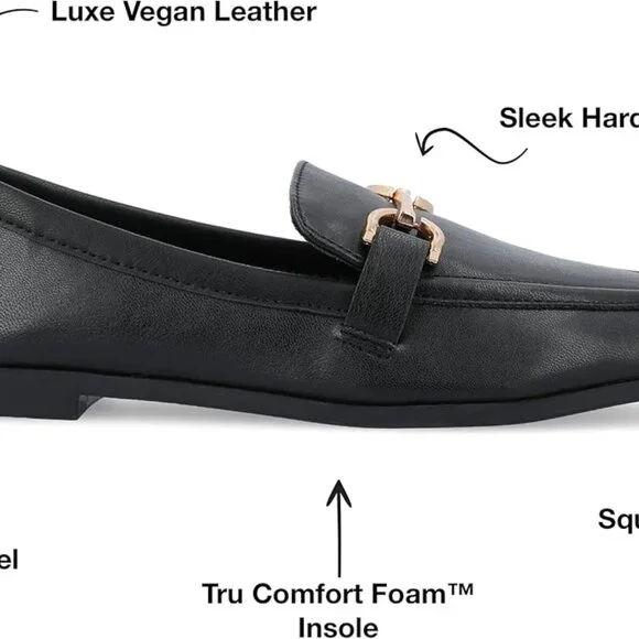 Journee Womens Mizza Tru Comfort Foam Loafer Slip On 6M